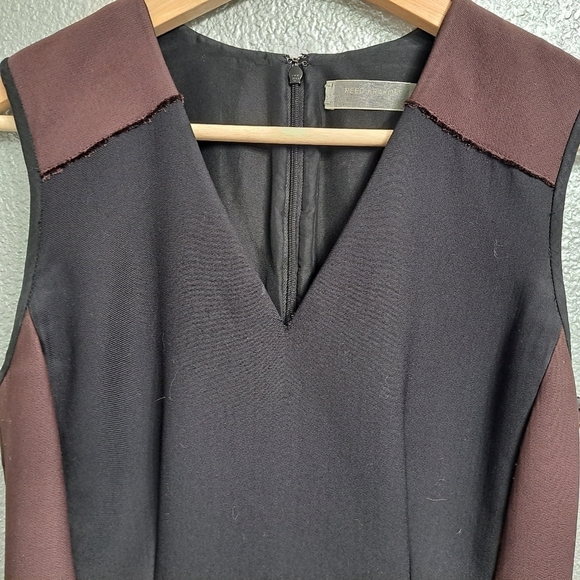 Designer Reed Krakoff Color Block Sheath Dress Custom Fit See Measurements - Picture 2 of 16